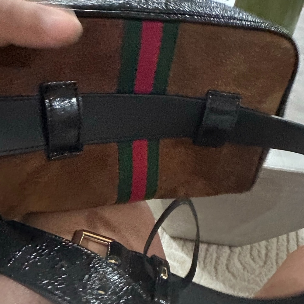 Rare Gucci Brown and black vintage waist bag - Picture 3 of 8